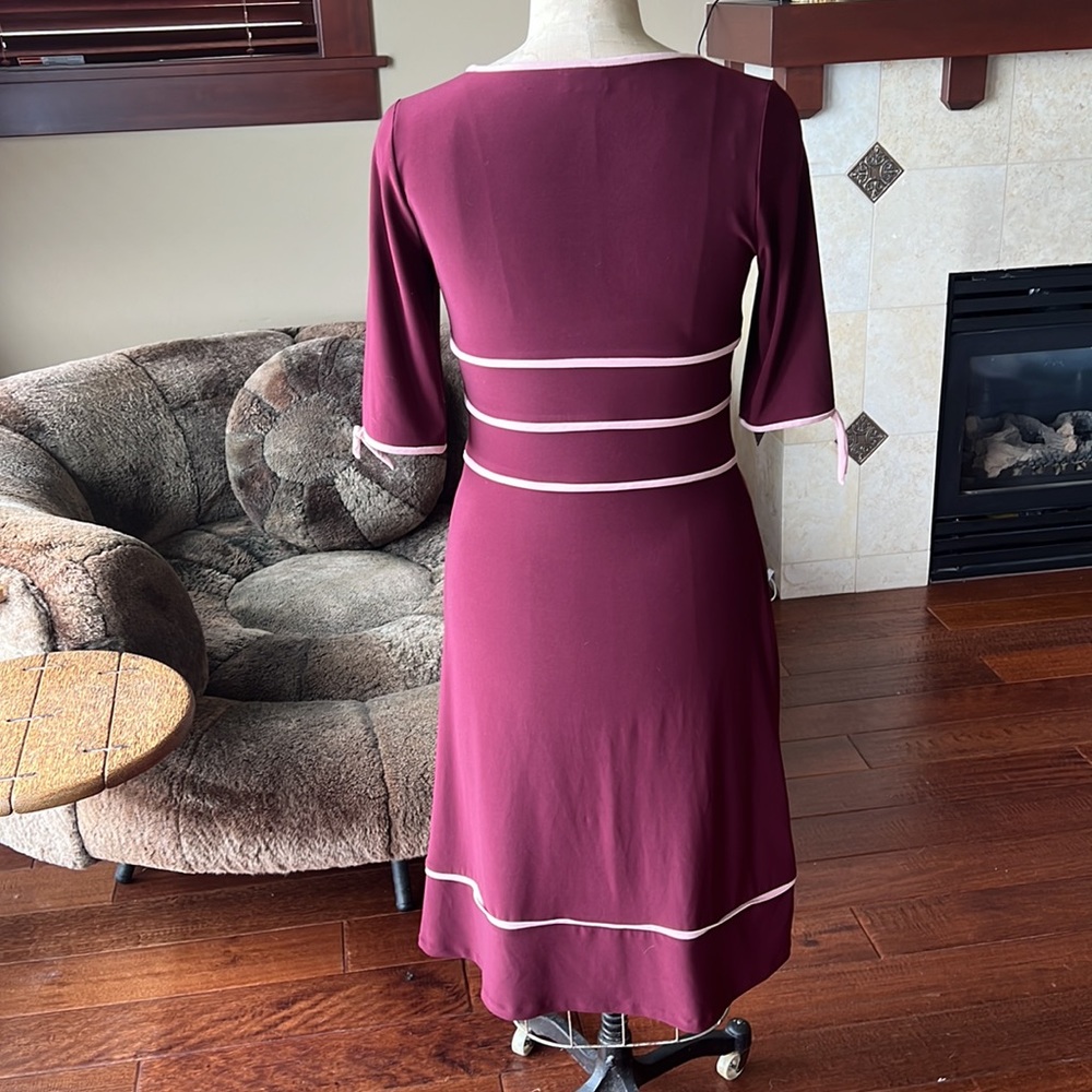 Leona Edminston retro dress L / 10 - Picture 6 of 15